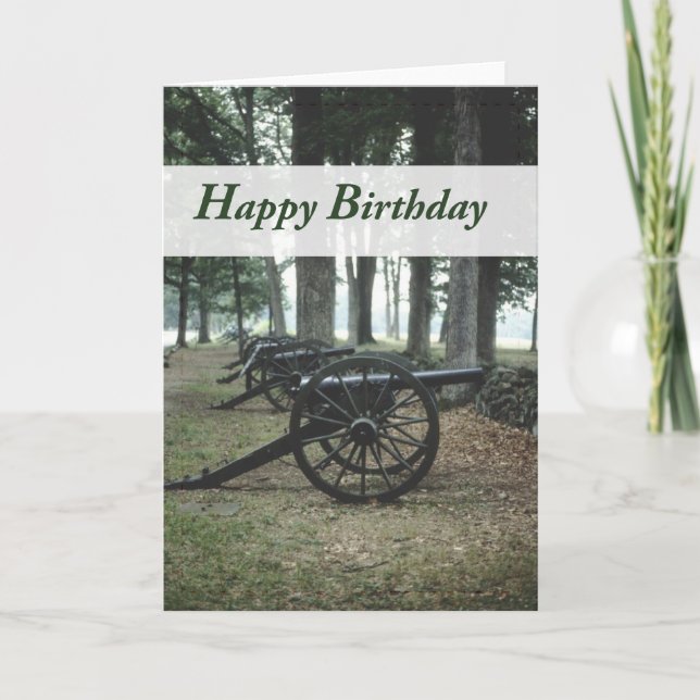 Tarjeta Cumpleaños de la Guerra Civil de los Canones 2809 (Anverso)