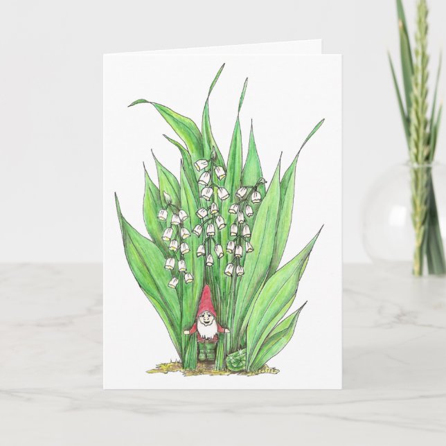 Tarjeta Cumpleaños de la hada de mayo (Anverso)