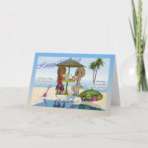Tarjeta Cumpleaños de la hermana, colección Cutie Pie Vida