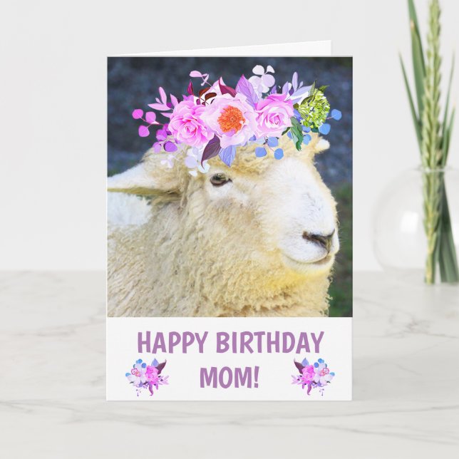 Tarjeta Cumpleaños de la Madre Cuta (Anverso)