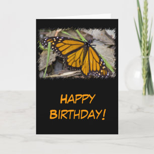 Tarjeta Cumpleaños de la mariposa monarca