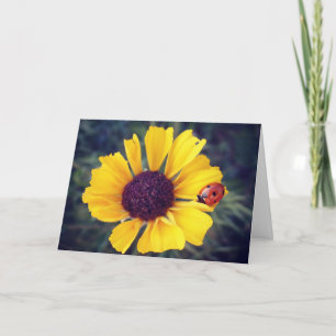 Tarjeta Cumpleaños de la mariquita