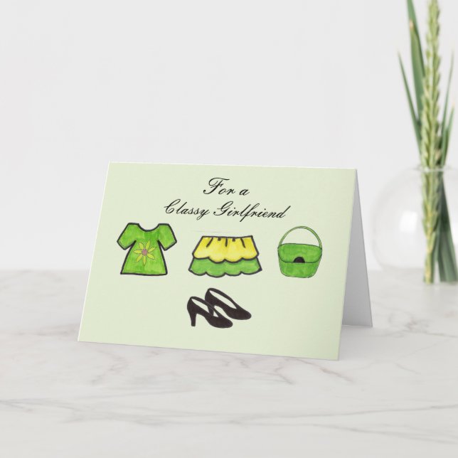 Tarjeta Cumpleaños de la novia (Anverso)
