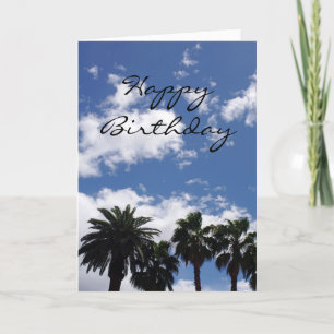 Tarjeta Cumpleaños de la Palm Tree