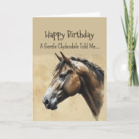 Cumpleaños de la personalidad del caballo de Clyde