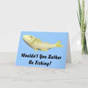 Tarjeta Cumpleaños de la Pesca