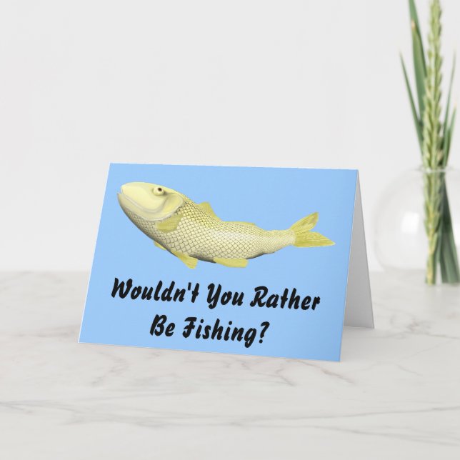 Tarjeta Cumpleaños de la Pesca (Anverso)