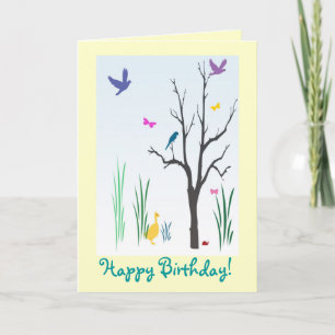 Tarjeta Cumpleaños de la primavera