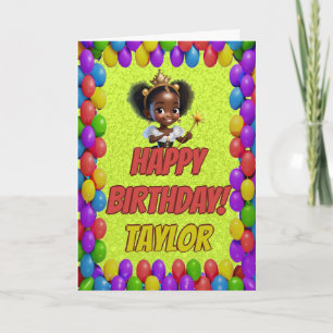 Tarjeta Cumpleaños de la Real Bonito Fairytale