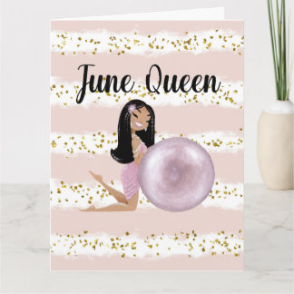 Tarjeta Cumpleaños de la Reina de Junio