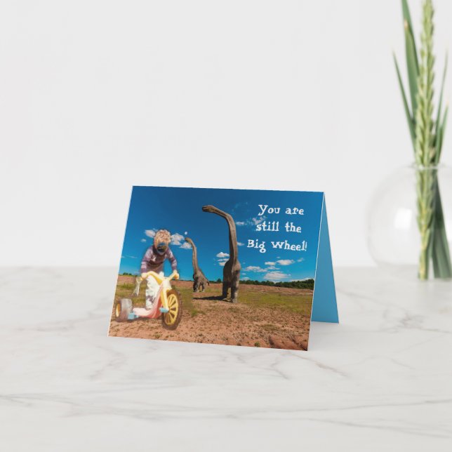 Tarjeta Cumpleaños de la "rueda grande" (Anverso)