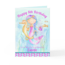 Cumpleaños de la sirena y el caballito de mar
