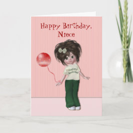 Tarjeta Cumpleaños de la sobrina