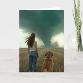 Tarjeta Cumpleaños De La Tormenta Chaser