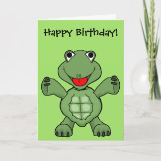 Tarjeta Cumpleaños de la tortuga