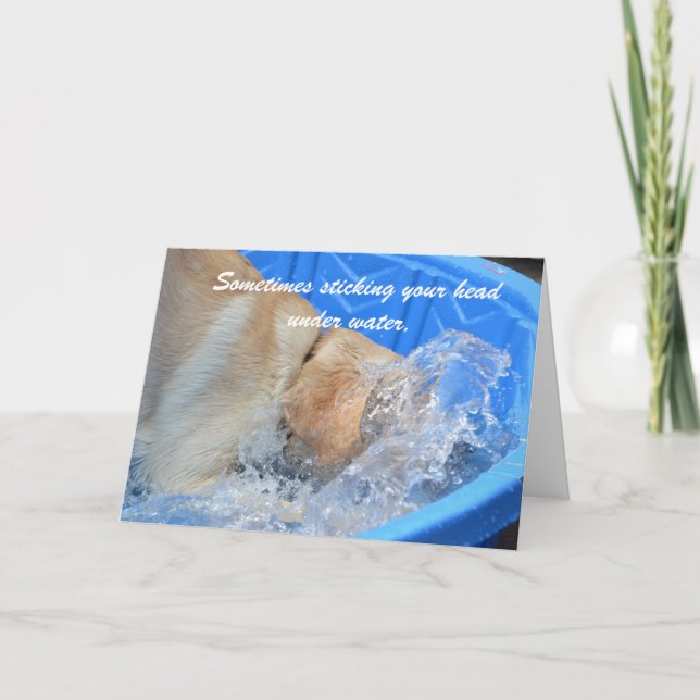 Tarjeta Cumpleaños de la vejez (Anverso)