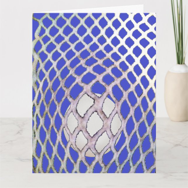 Tarjeta Cumpleaños de Lacrosse (Anverso)