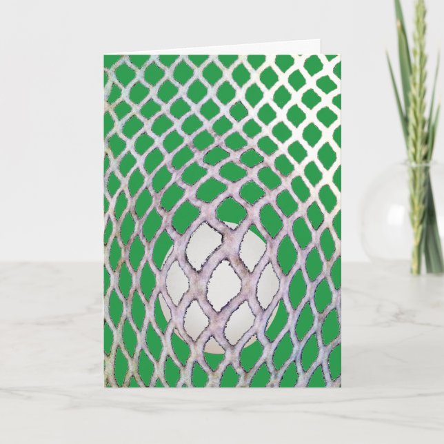 Tarjeta Cumpleaños de Lacrosse (Anverso)