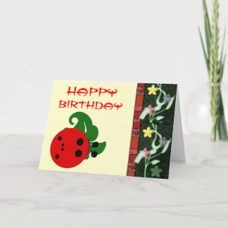 Tarjeta Cumpleaños de Ladybug