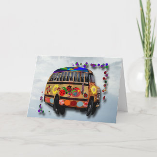 Tarjeta Cumpleaños de Ladybug Bus