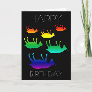 Tarjeta Cumpleaños de las cabras desmayadas