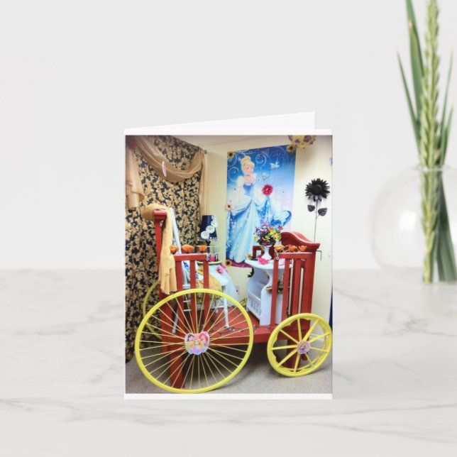 Tarjeta Cumpleaños de las Cenicientas (Anverso)