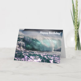 Tarjeta Cumpleaños de las Olas del Océano Maui