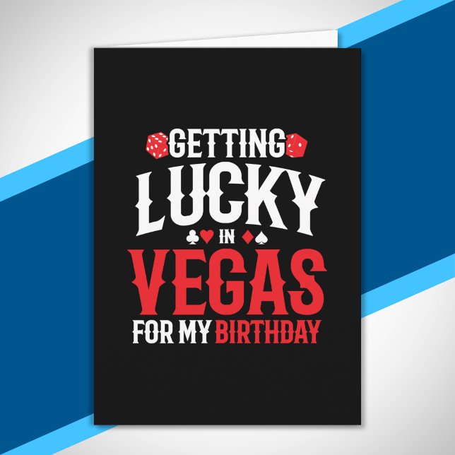 Tarjeta Cumpleaños de Las Vegas - Afortunándose en Las Veg (Subido por el creador)