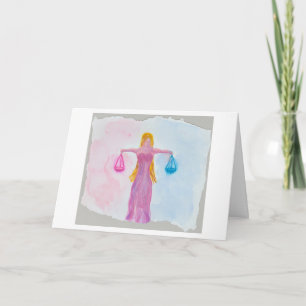 Tarjeta Cumpleaños de Libra