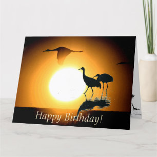 Tarjeta Cumpleaños de los animales de la fauna de los