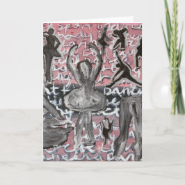 Tarjeta Cumpleaños de los bailarines