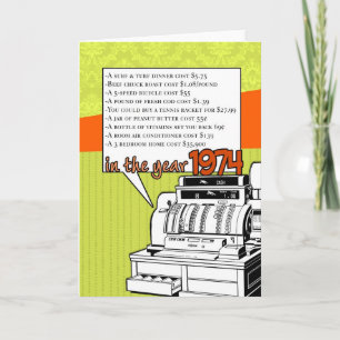 Tarjeta Cumpleaños de los datos divertidos - coste de la