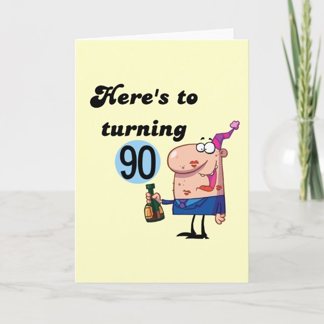 Tarjeta Cumpleaños de los hombres (Anverso)