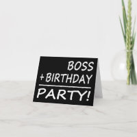 Cumpleaños de los jefes: Boss + Cumpleaños =