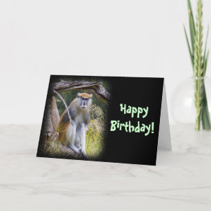 Tarjeta Cumpleaños de los Monos de Patas