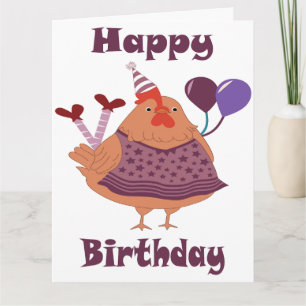 Tarjeta Cumpleaños de los pollos