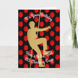 Tarjeta Cumpleaños De Los Próximos 365 Días De Escalada De