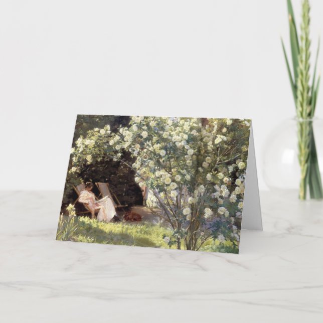 Tarjeta Cumpleaños de los rosas de Les de Kroyer (Anverso)