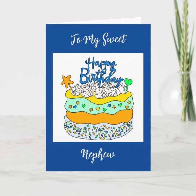 Tarjeta Cumpleaños de los sobrinos (Anverso)