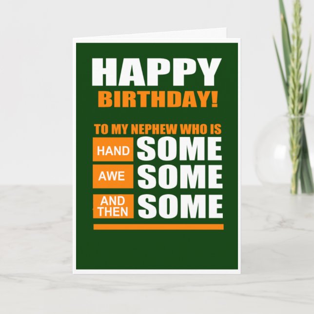 Tarjeta Cumpleaños de los sobrinos (Anverso)