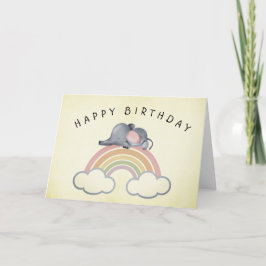 Tarjeta Cumpleaños de los sueños arcoiris