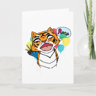 Tarjeta Cumpleaños de los tigres