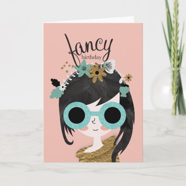 Tarjeta Cumpleaños de lujo (Anverso)