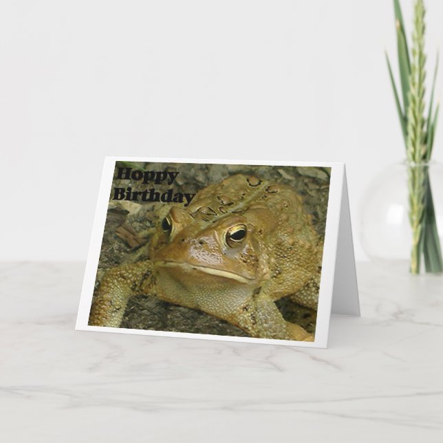 Tarjeta Cumpleaños de lúpulo (Anverso)