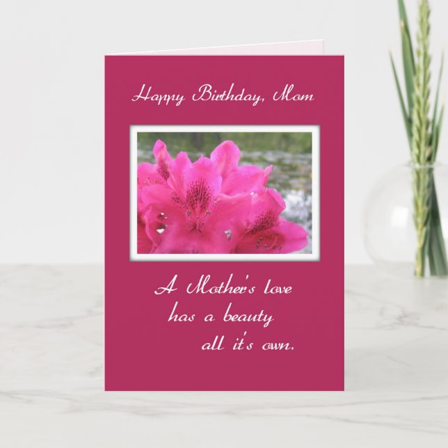 Tarjeta Cumpleaños de madres (Anverso)