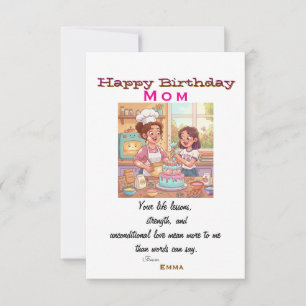 Tarjeta Cumpleaños de mamá