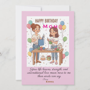 Tarjeta Cumpleaños de mamá