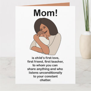 Tarjeta Cumpleaños de Mamá Mami Madre Cita