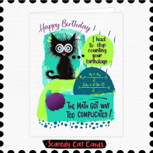 Cumpleaños de Matemáticas Superiores de Gato Miedo