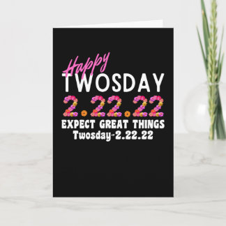 Tarjeta Cumpleaños de mi cumpleaños 2.22.22 dos días